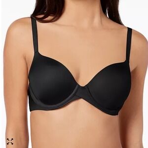 New Maidenform 40C DM7543 Fabulous‎ Fit 2 Black Tshirt Underwire Bra Convertible